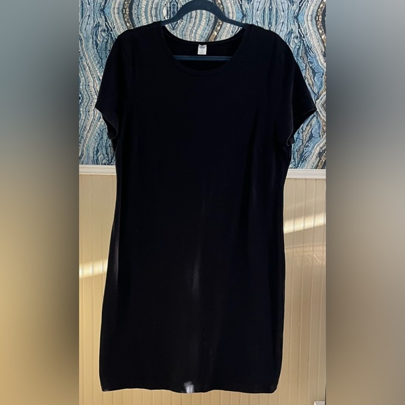 Old Navy | Dresses | Old Navy Black Tee Shirt Dress Size Xl | Poshmark